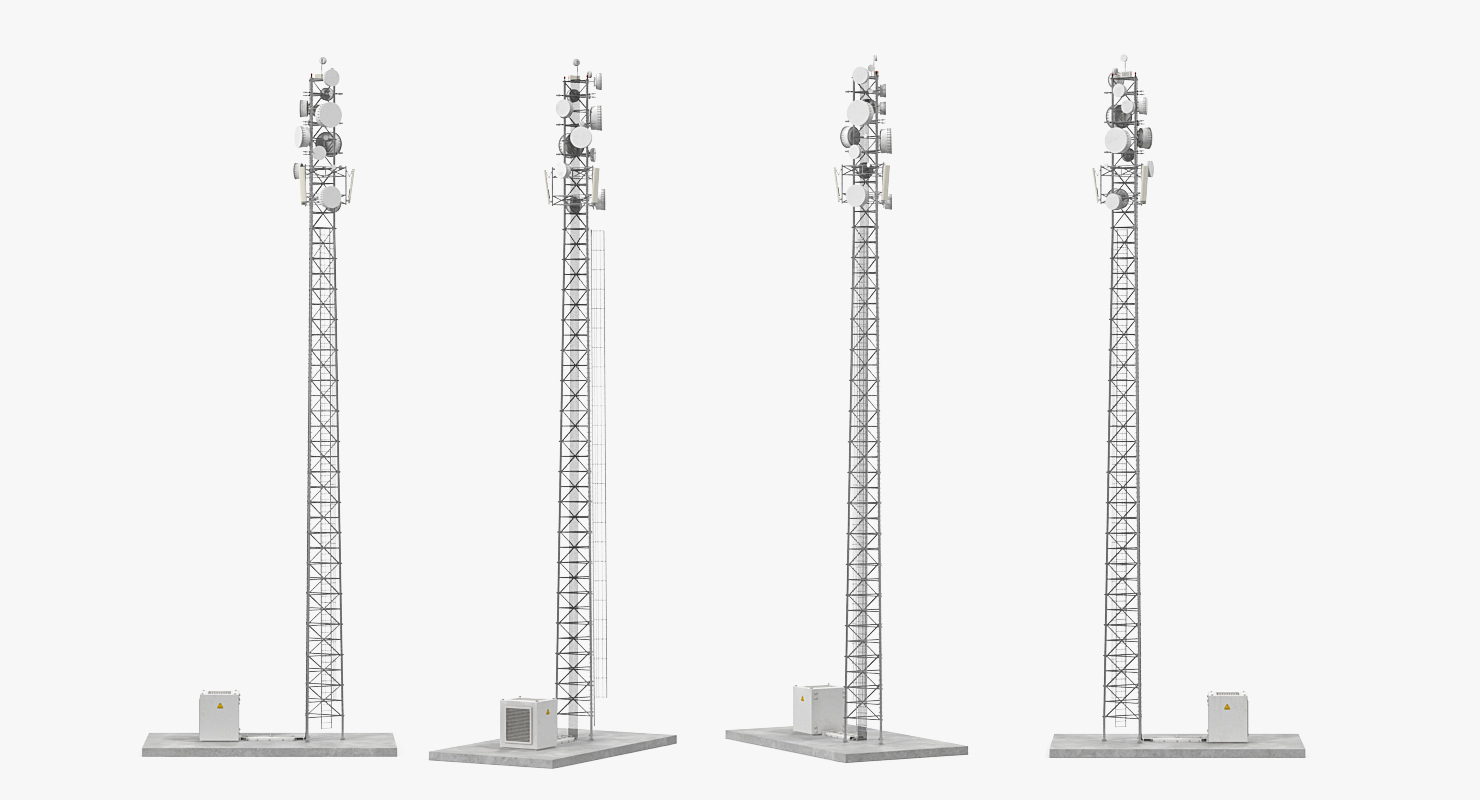 3D Cellular Tower Site 3