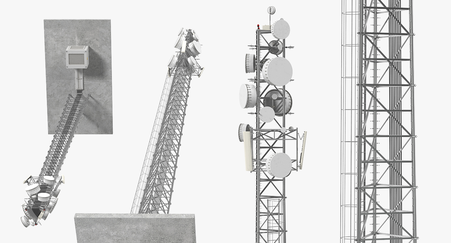 3D Cellular Tower Site 3