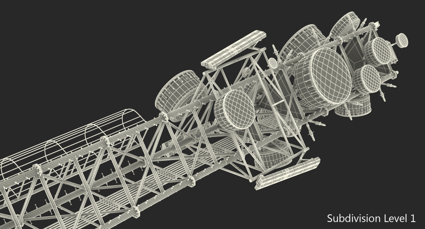 3D Cellular Tower Site 3