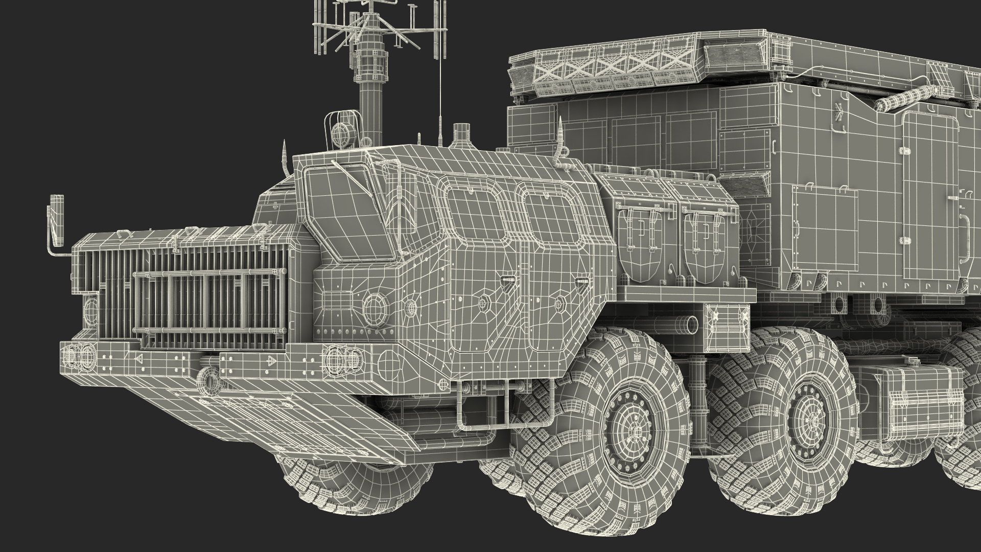 3D S300 Flap Lid B Tracking and Missile Guidance Radar Camo