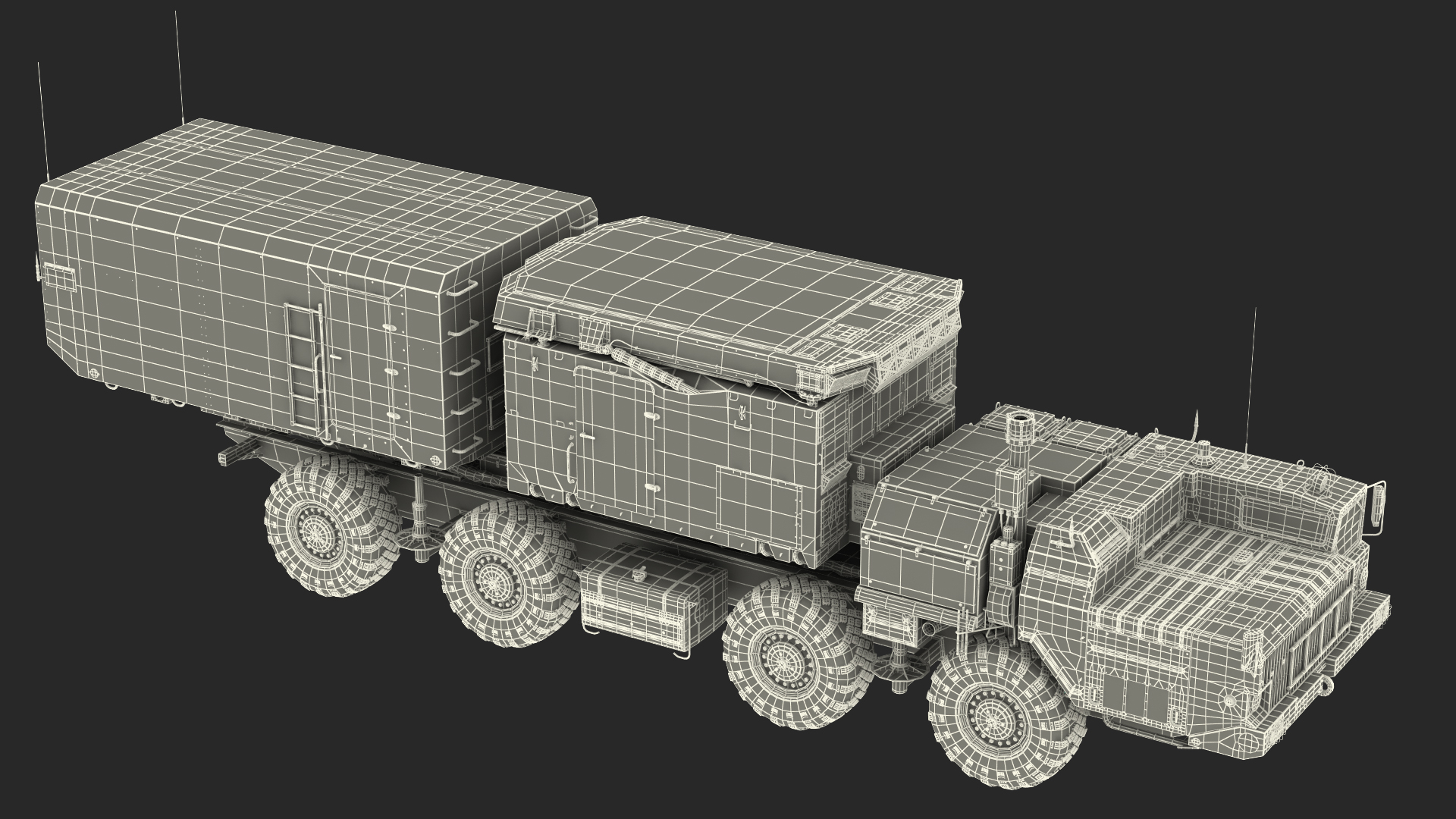 3D S300 Flap Lid B Tracking and Missile Guidance Radar Camo