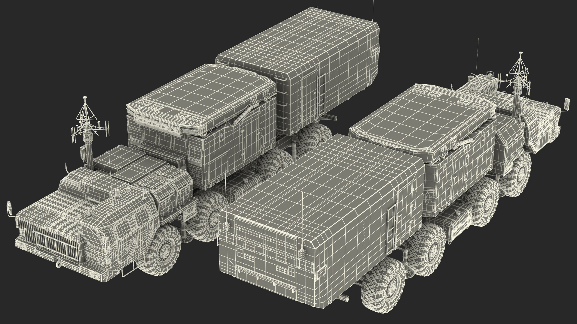 3D S300 Flap Lid B Tracking and Missile Guidance Radar Camo