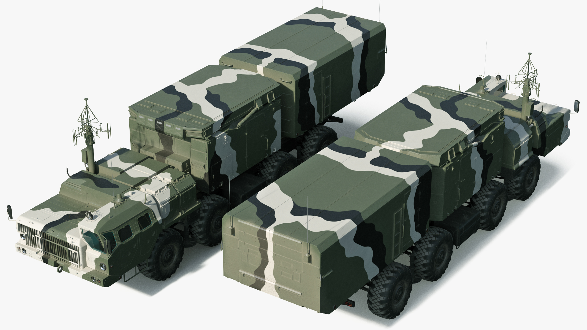 3D S300 Flap Lid B Tracking and Missile Guidance Radar Camo