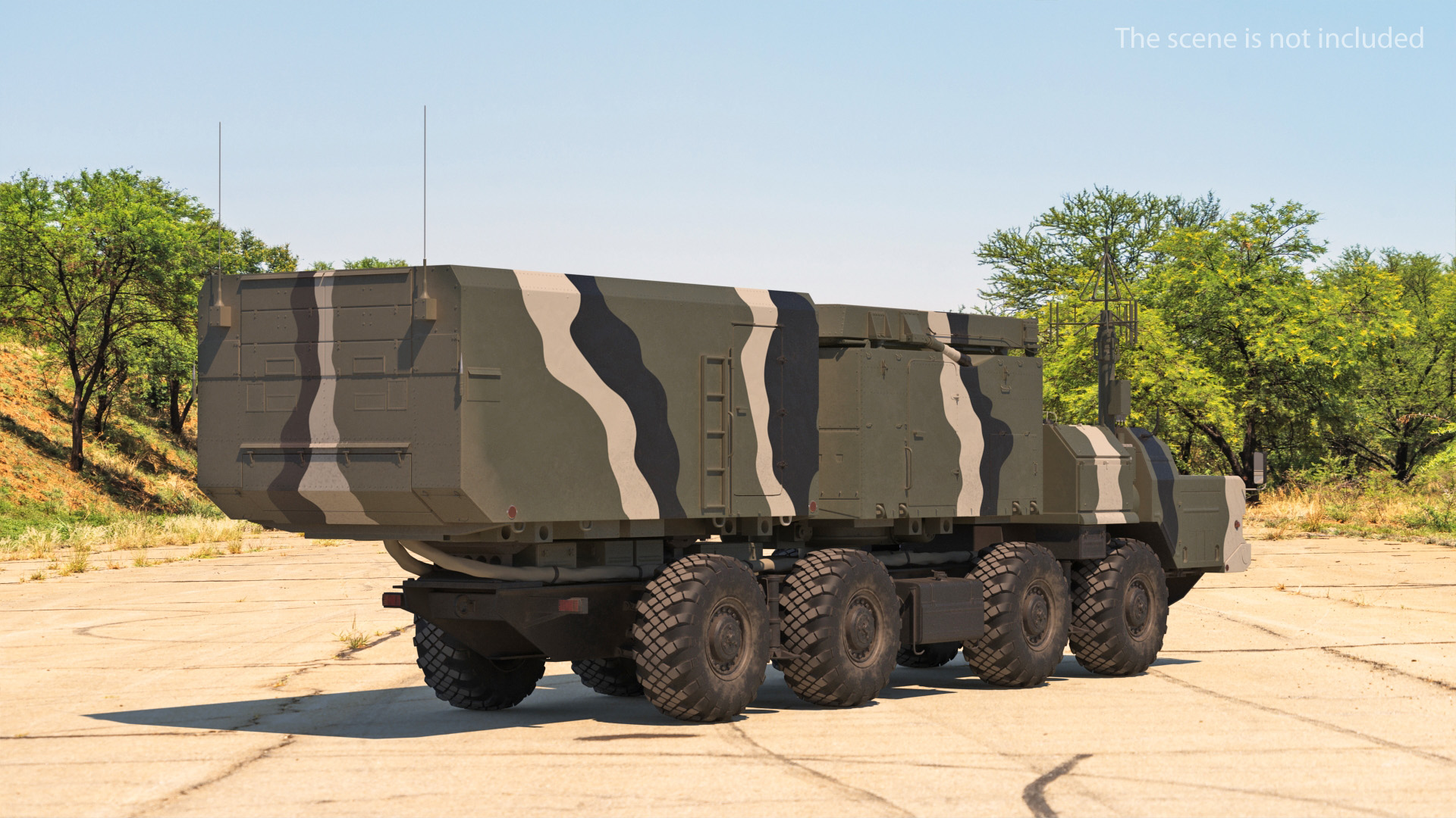3D S300 Flap Lid B Tracking and Missile Guidance Radar Camo