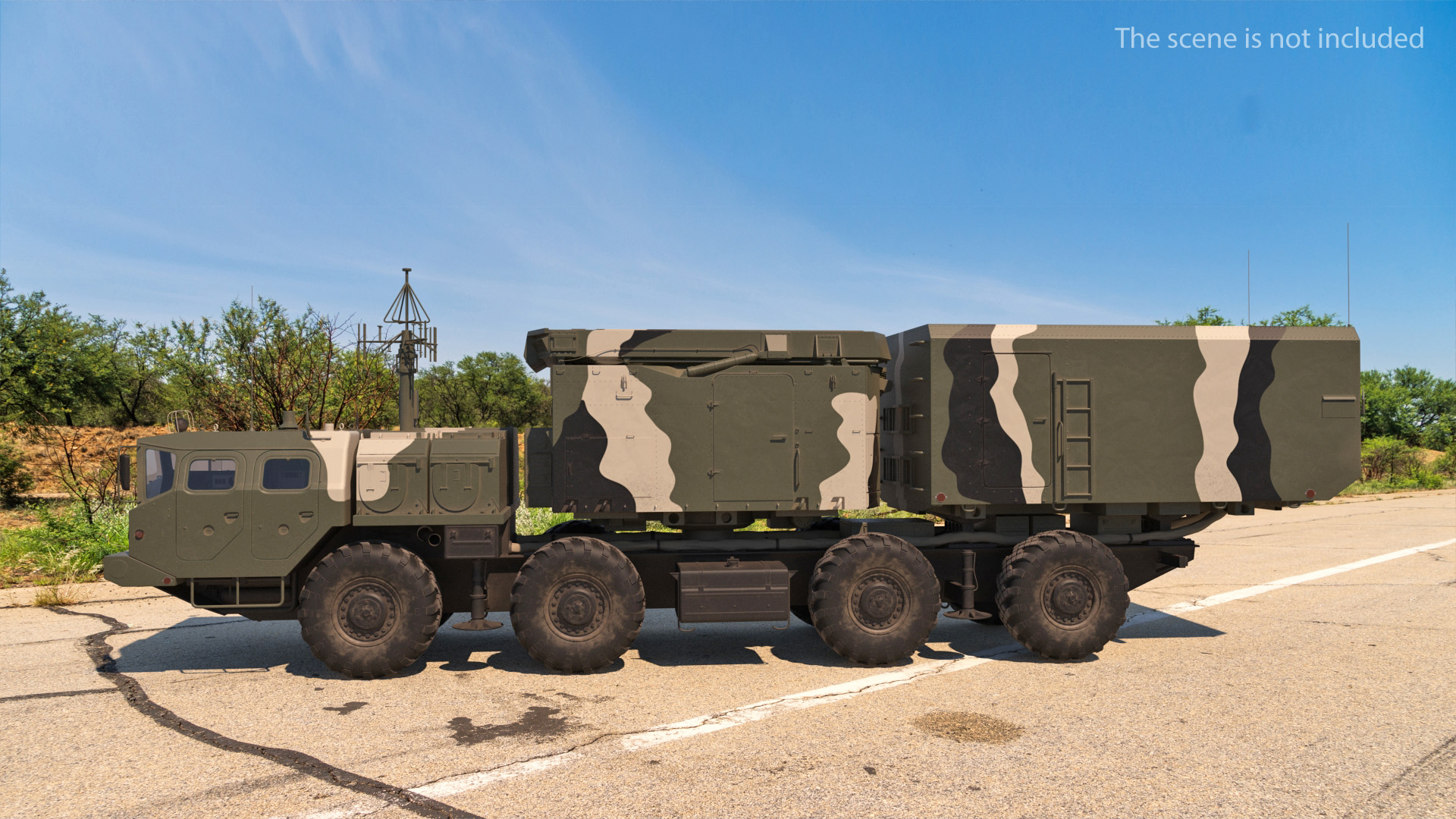 3D S300 Flap Lid B Tracking and Missile Guidance Radar Camo
