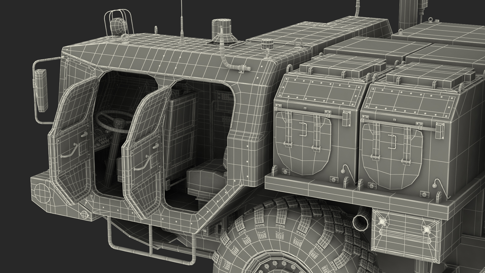 3D S300 Flap Lid B Tracking and Missile Guidance Radar Camo