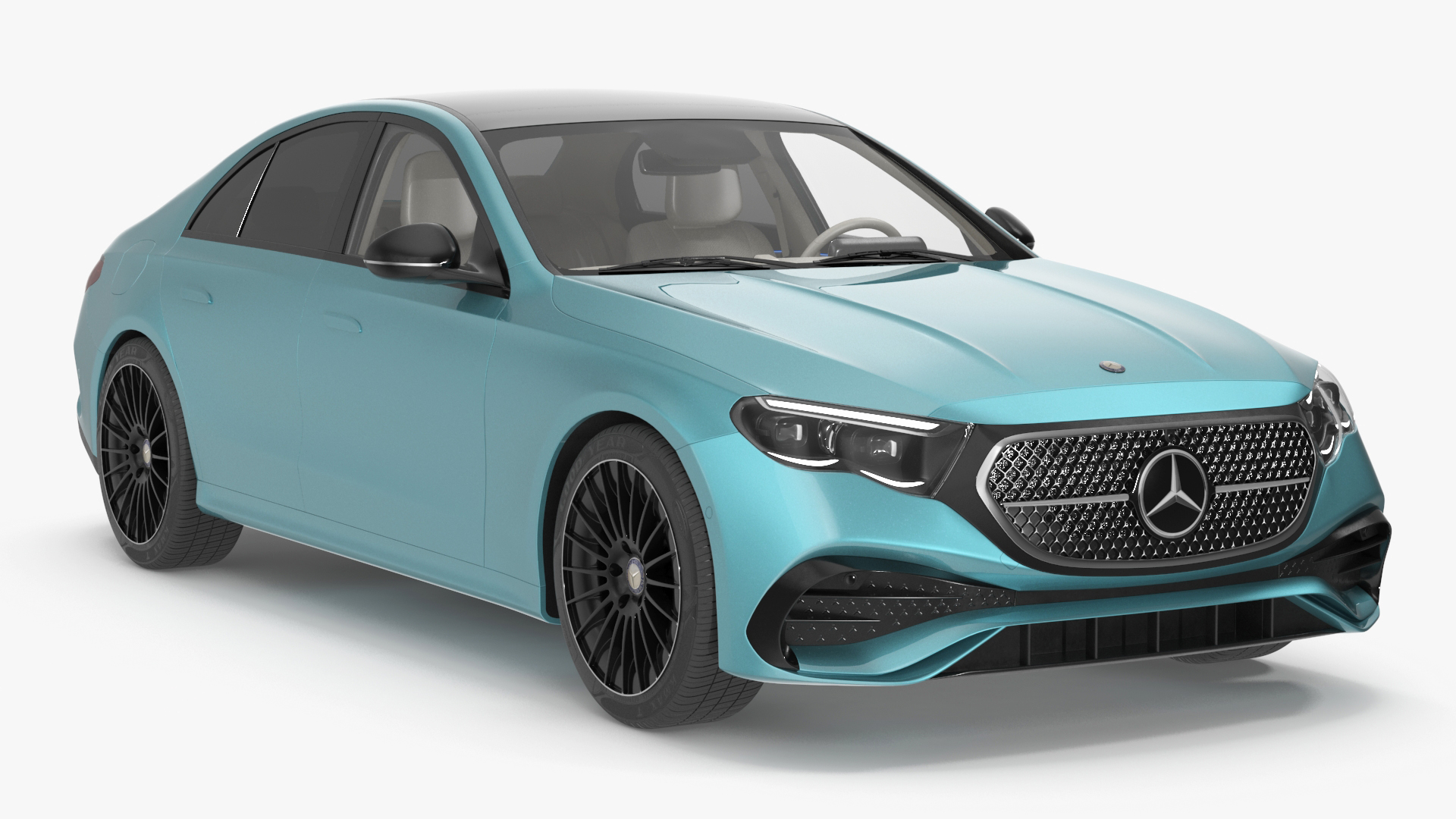 3D model New Mercedes E-Class 2023 Blue