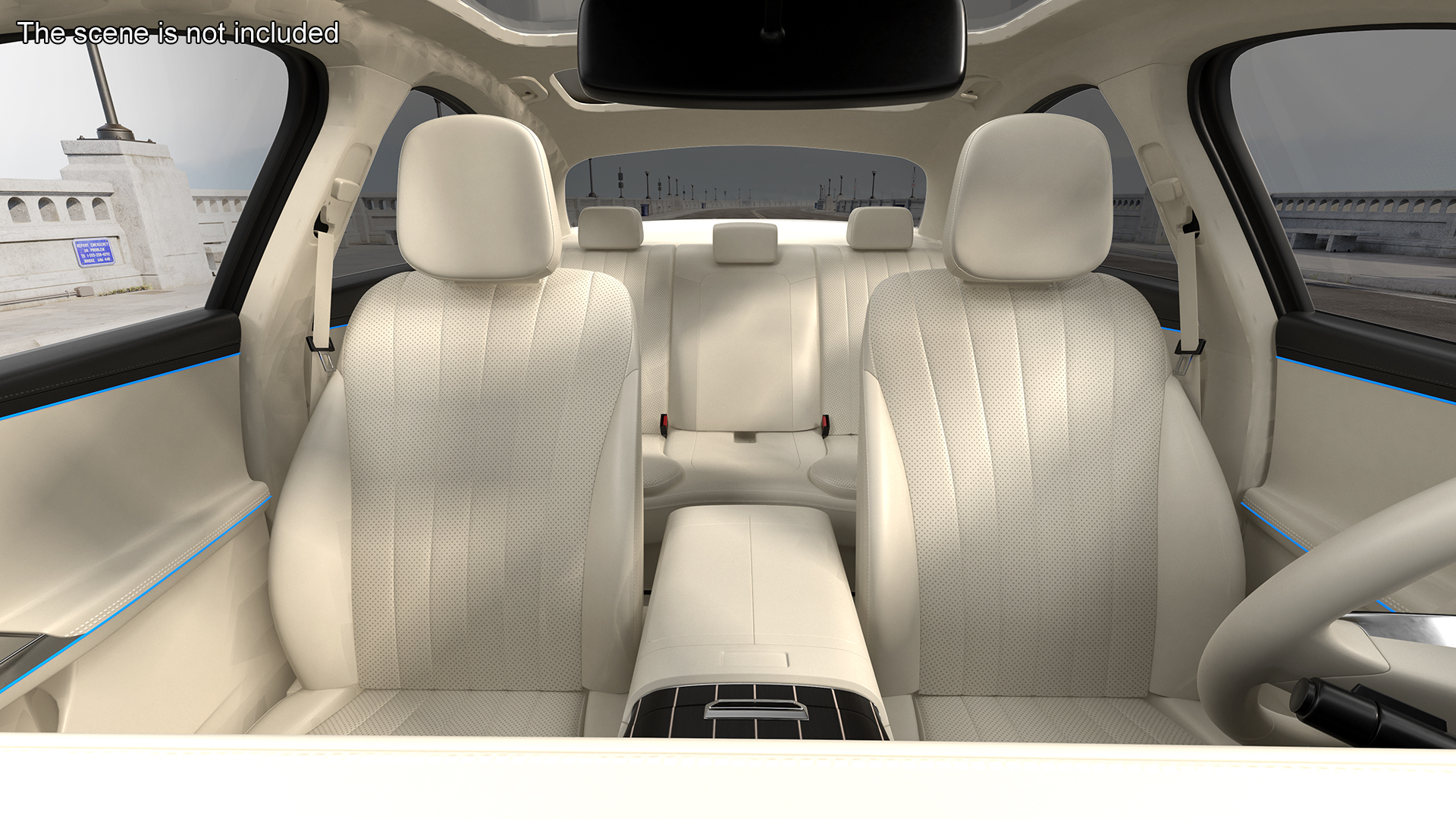 3D model New Mercedes E-Class 2023 Blue