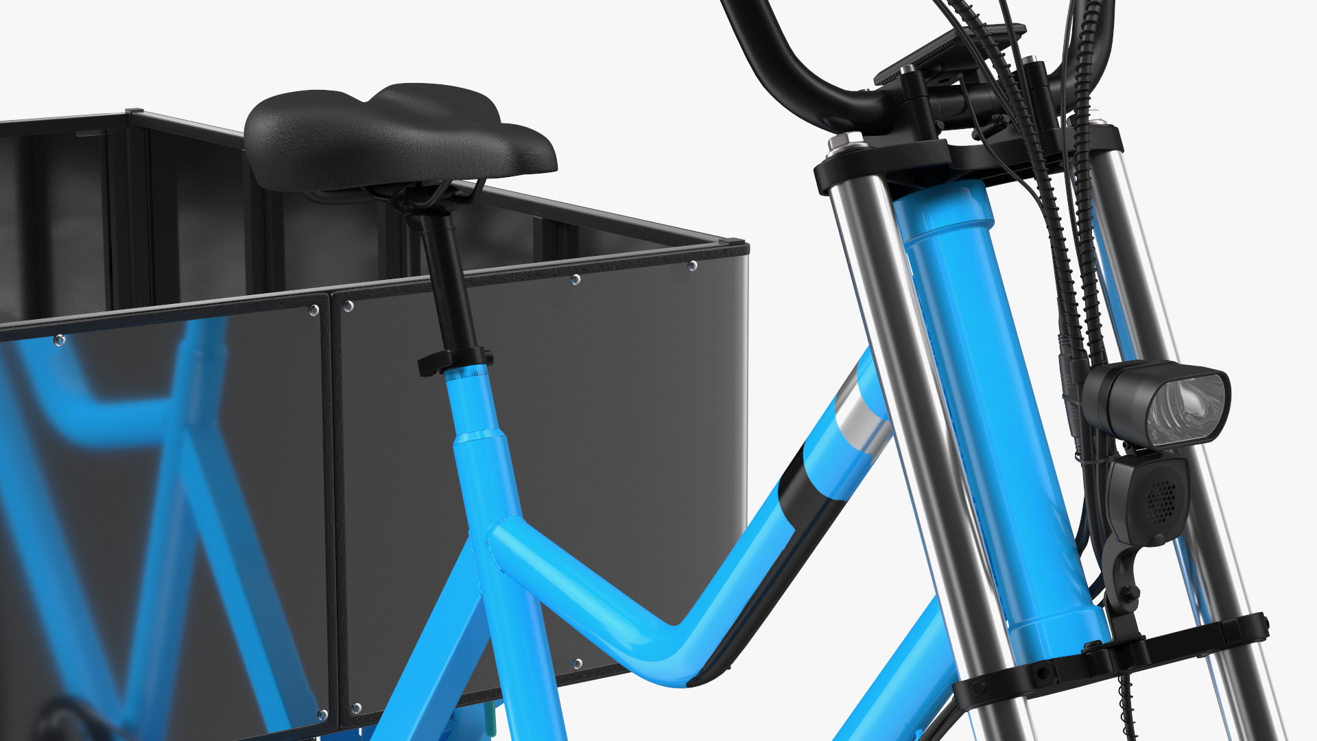 3D Commercial Grade Electric Trike with Truck Bed