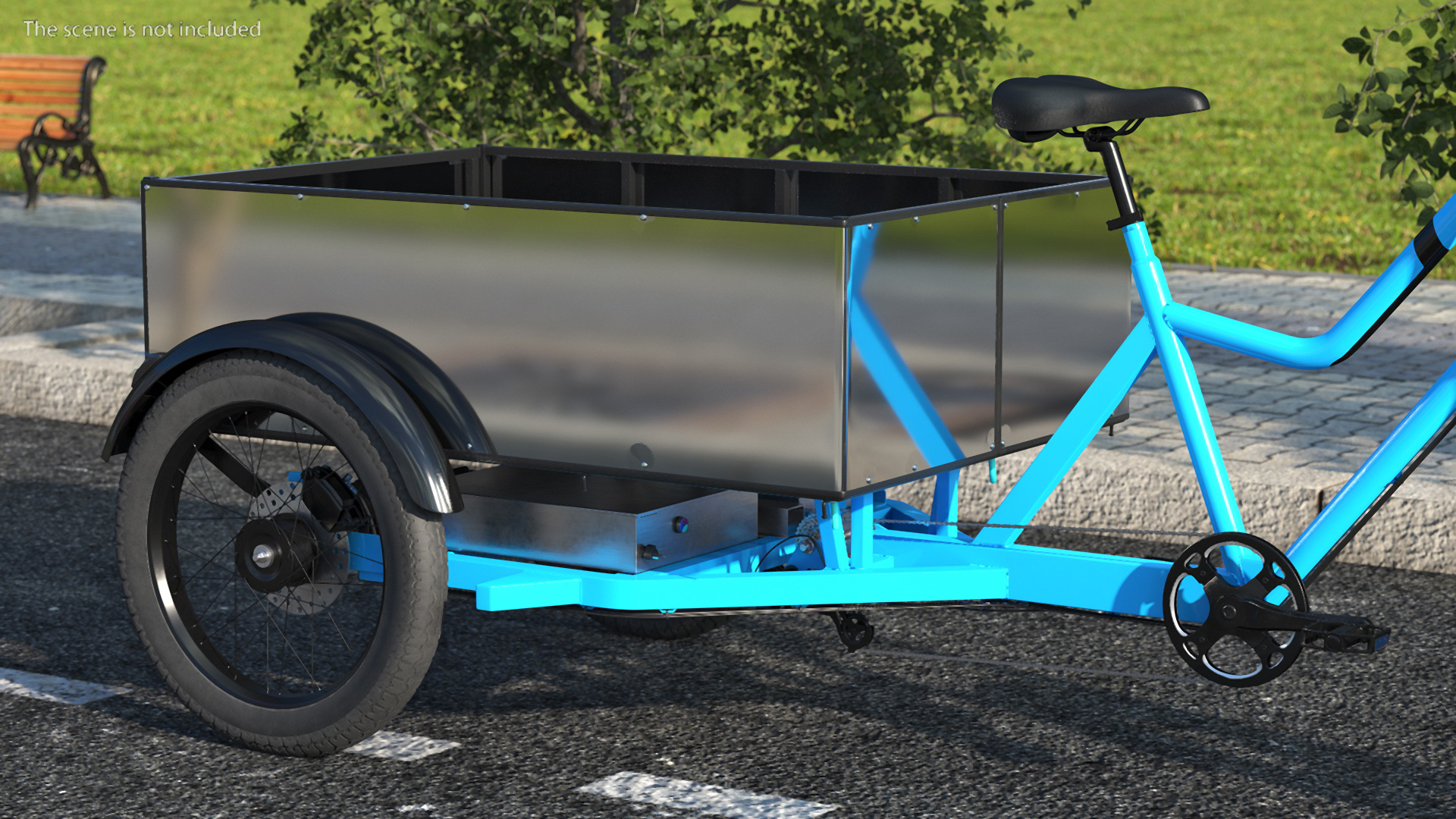 3D Commercial Grade Electric Trike with Truck Bed