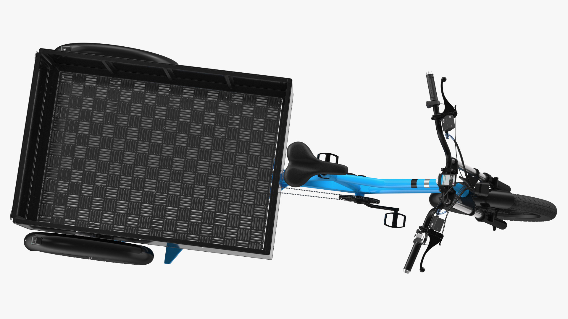 3D Commercial Grade Electric Trike with Truck Bed