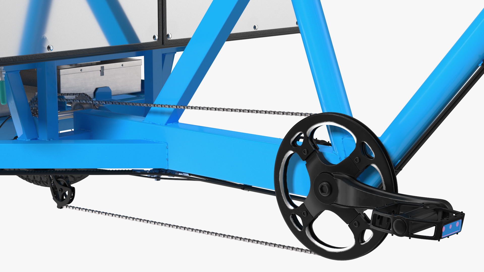 3D Commercial Grade Electric Trike with Truck Bed