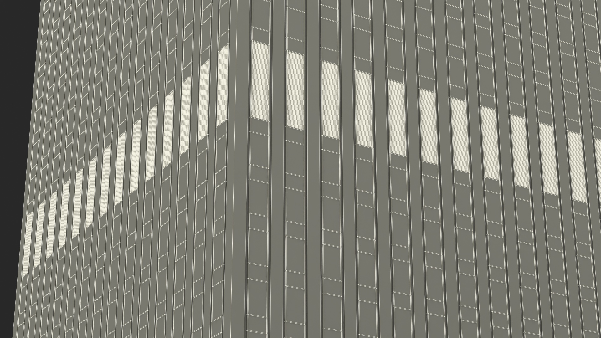 Madison Square Garden with Banners 3D model