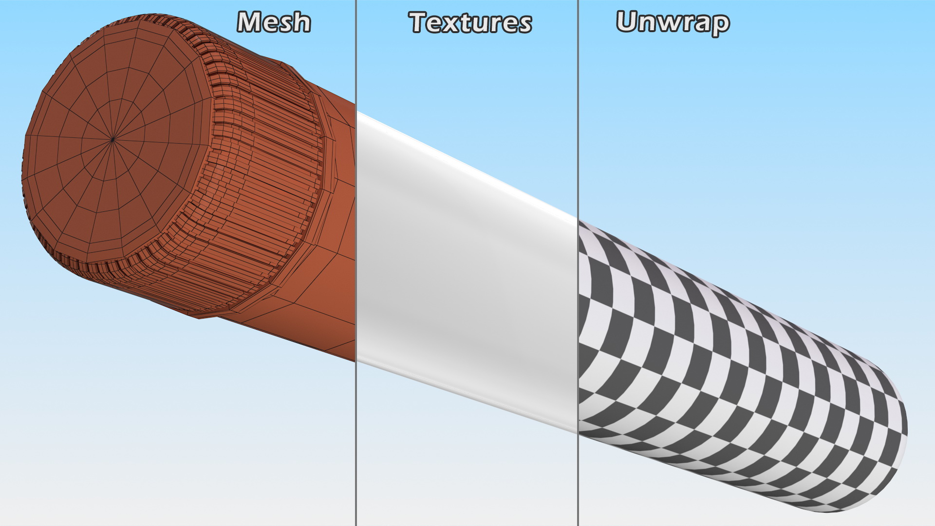 3D model Glass Culture Tube with Screw Cap and Round Bottom
