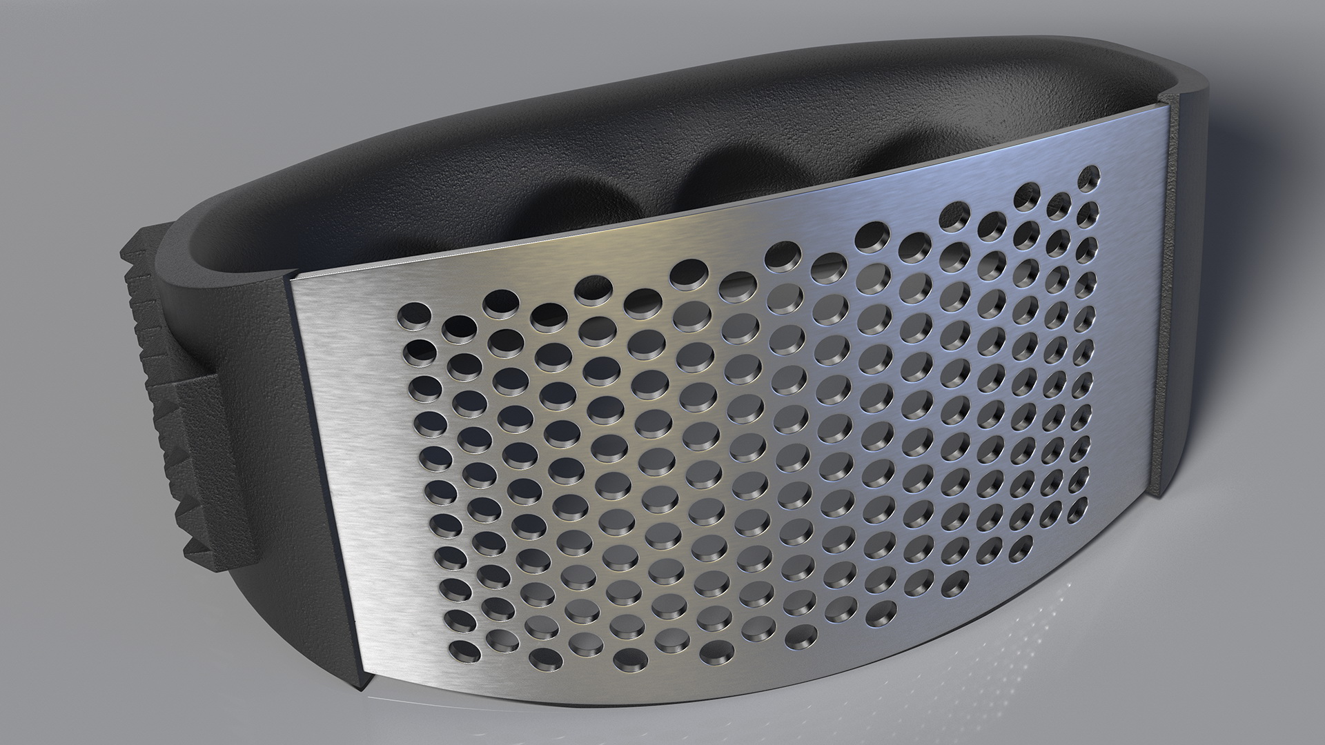 3D Arc Garlic Press with Meat Hammer model