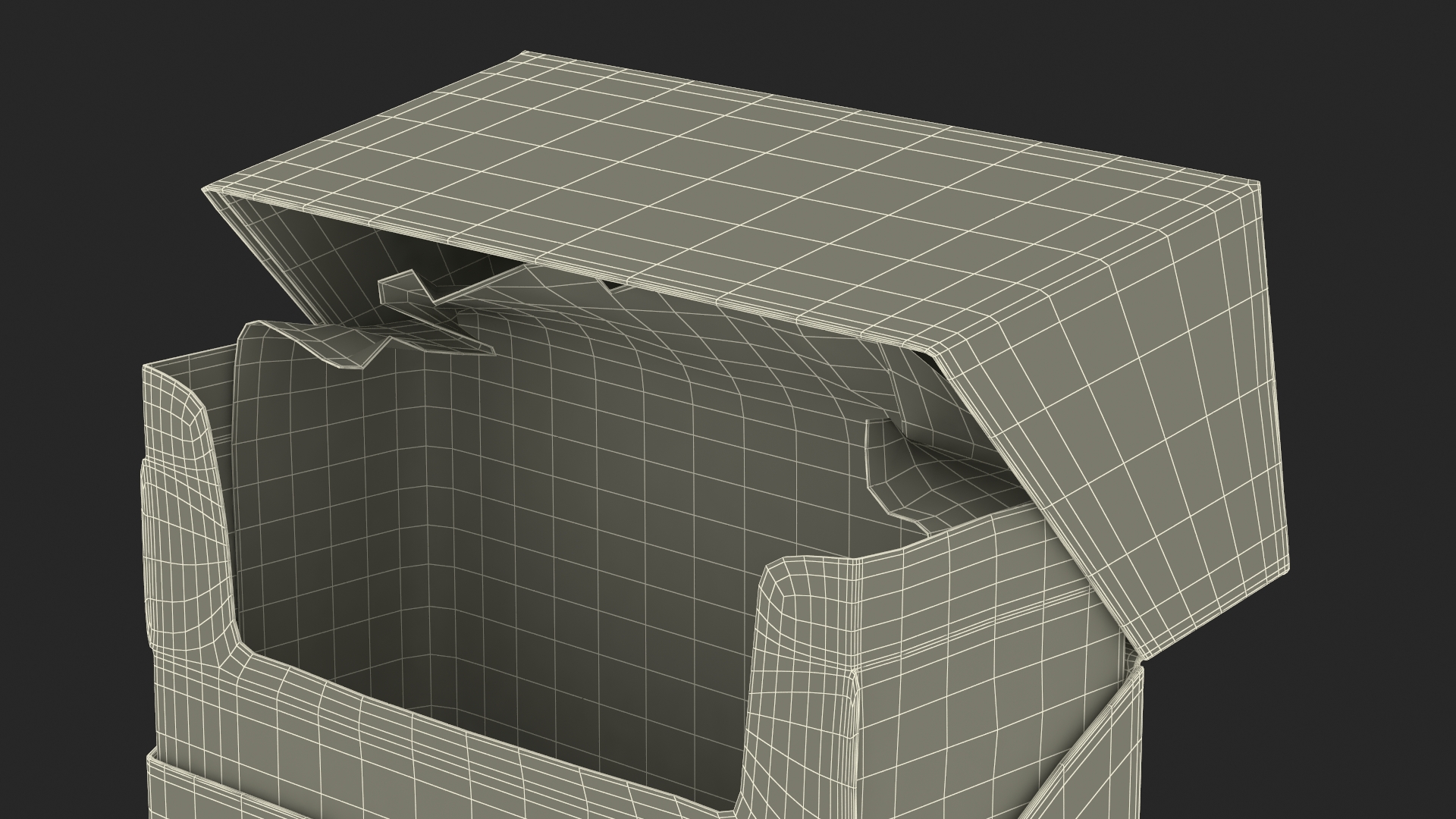 Empty Cigarette Box 3D model