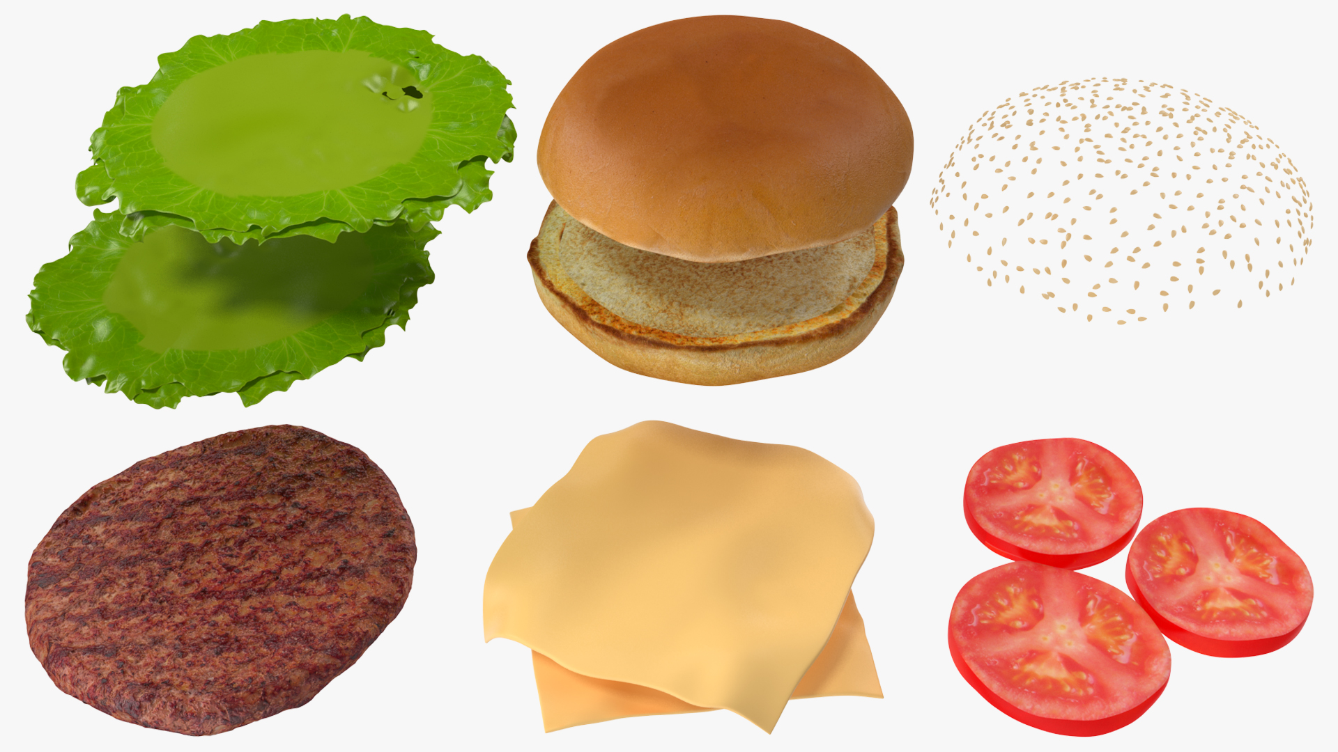 3D Fat Guy in a Chair Eating a Burger Fur model