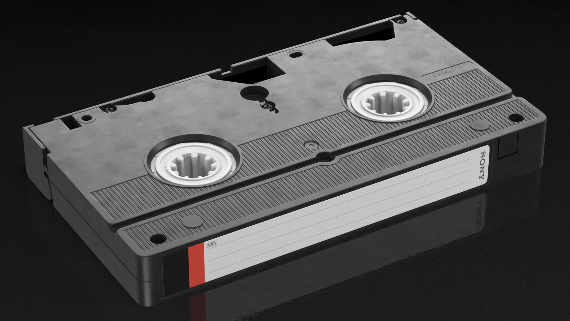 Vintage Sony E180 VHS Video Tape 3D