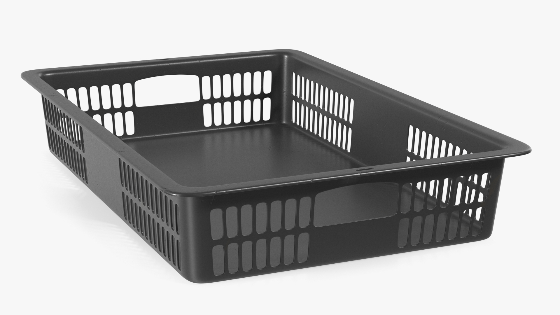 3D model Plastic Basket Black