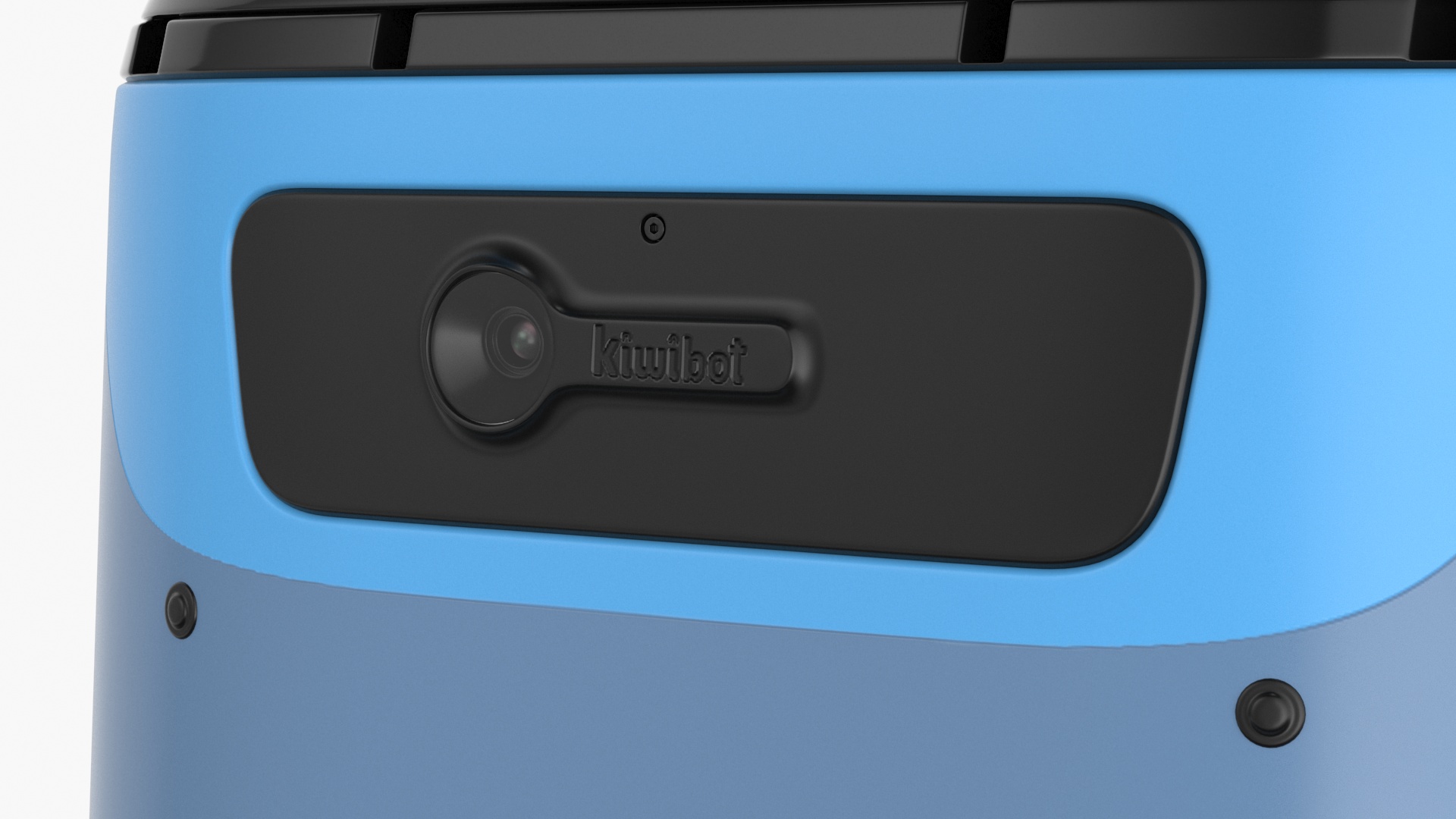 3D Kiwibot Delivery Robot Cyan in Sleep Rigged model