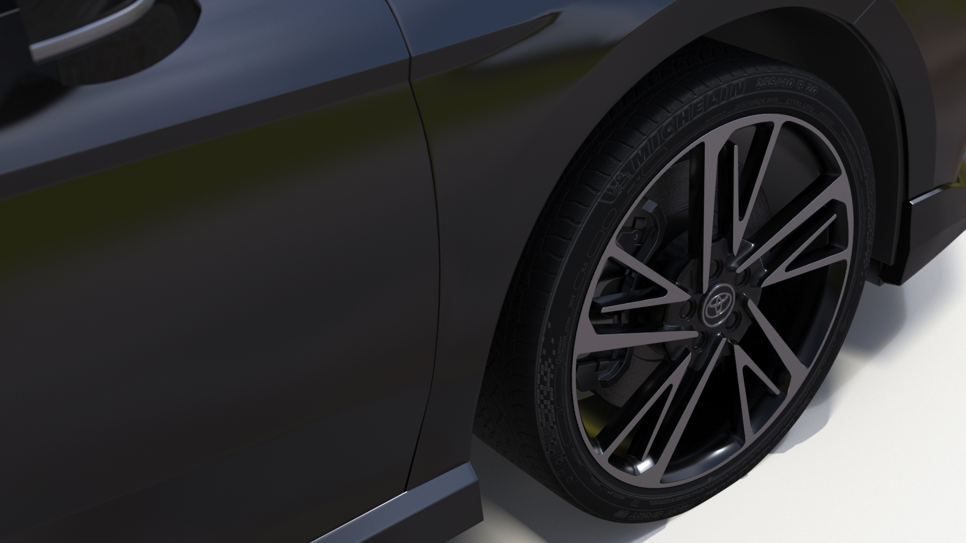 Toyota Camry Hybrid Underground Simplified 3D