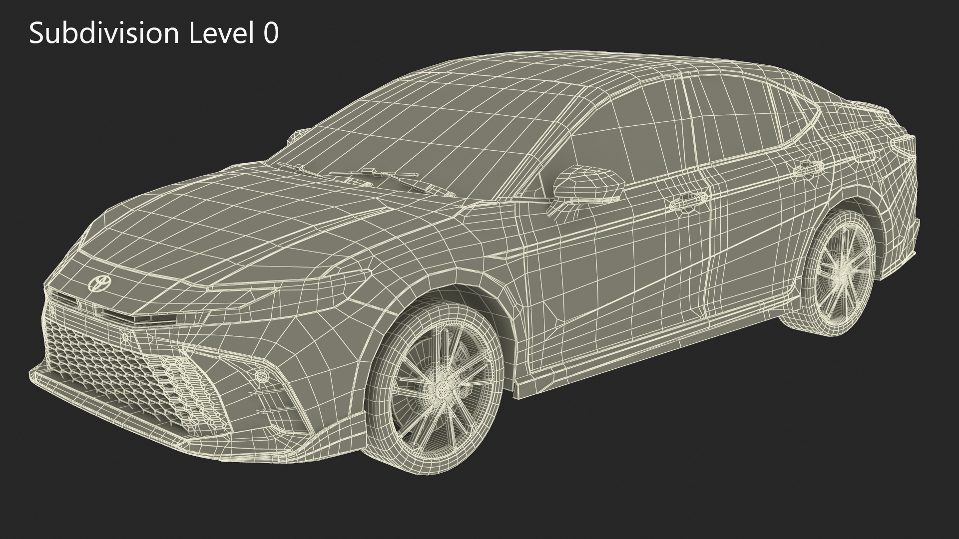 Toyota Camry Hybrid Underground Simplified 3D