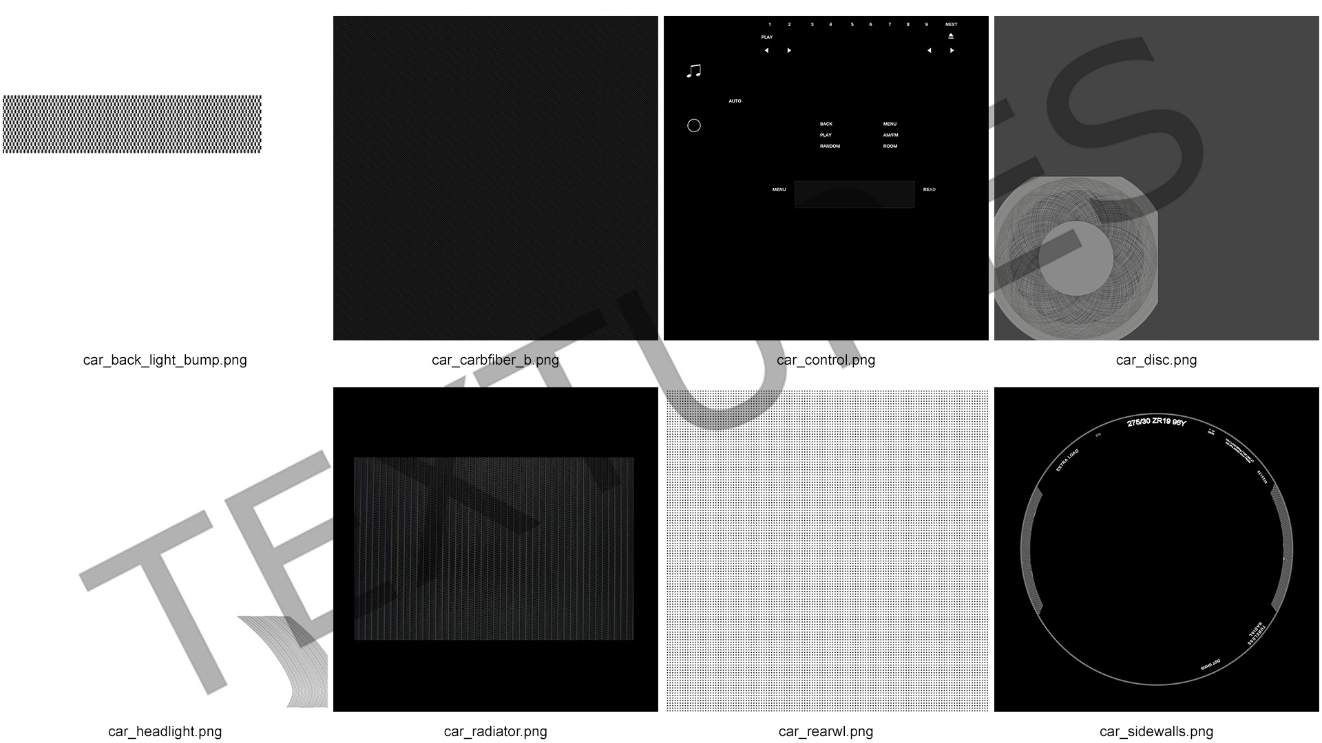 Luxury Sport Car Simple Interior 3D
