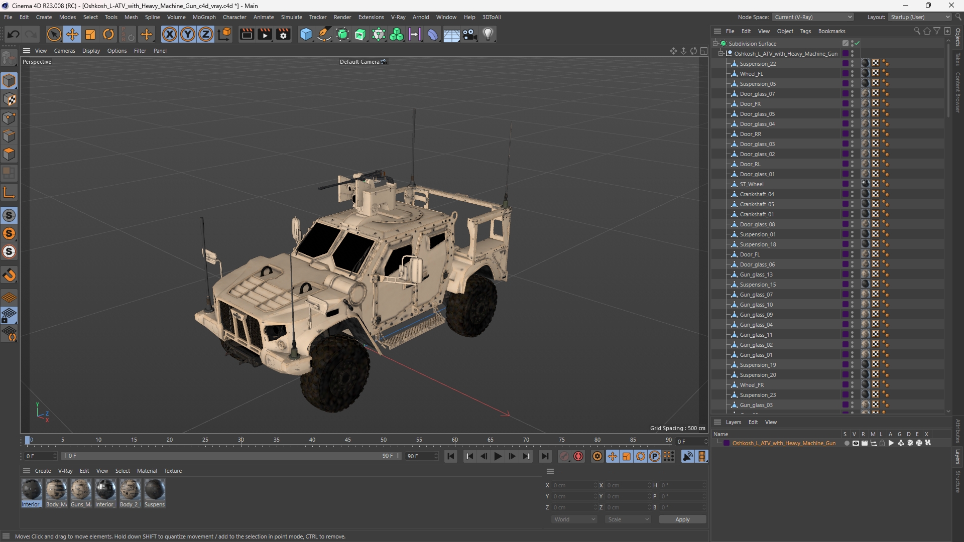 Oshkosh L-ATV with Heavy Machine Gun - view 12