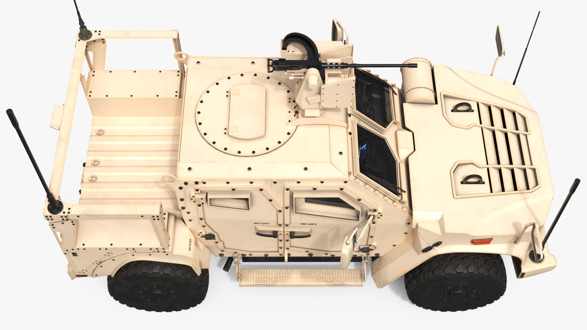 Oshkosh L-ATV with Heavy Machine Gun - view 8