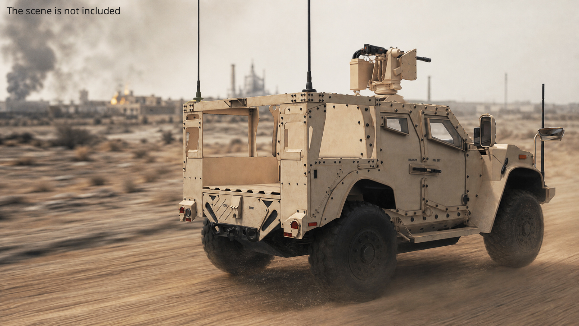 Oshkosh L-ATV with Heavy Machine Gun - view 4