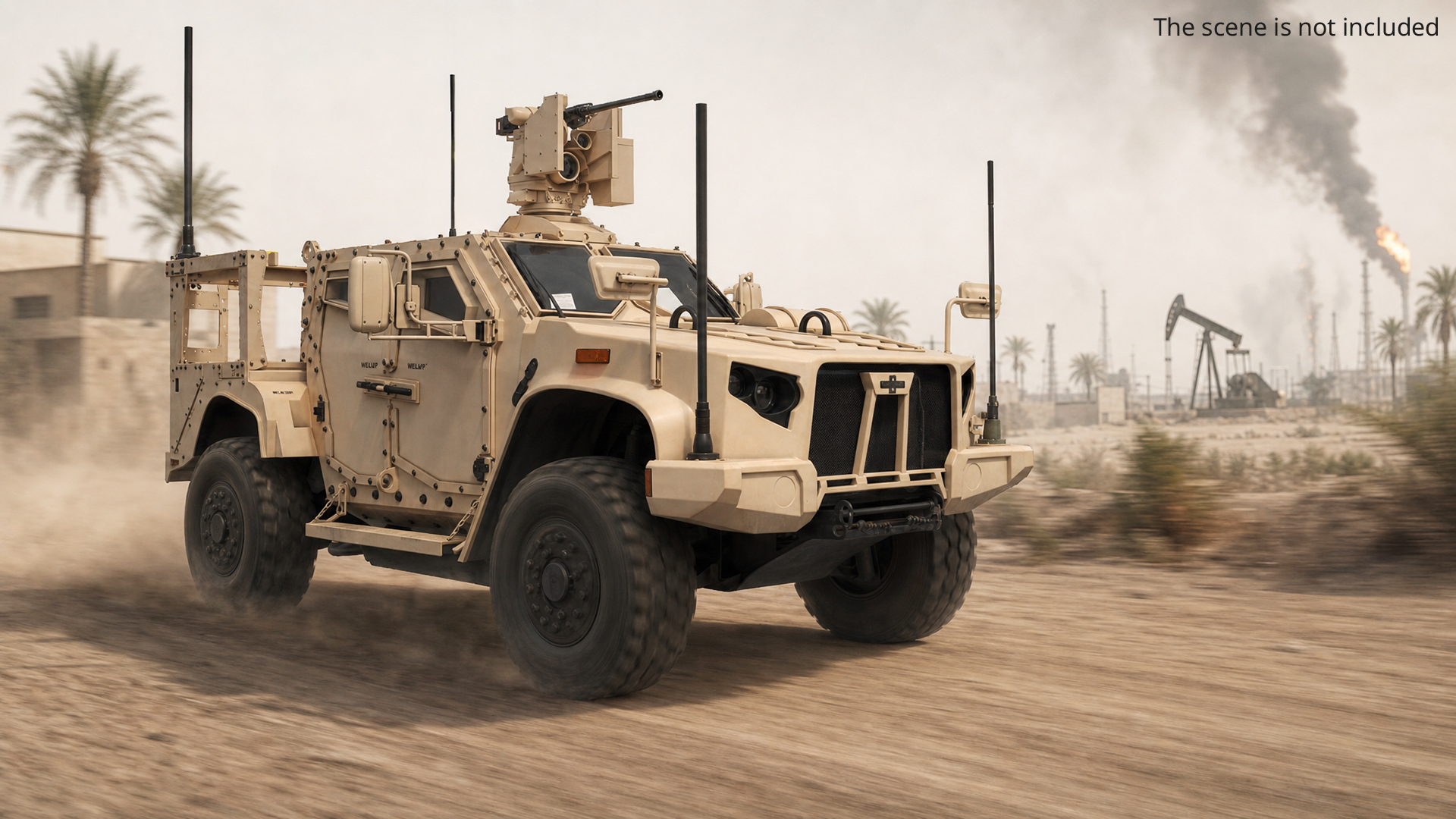 Oshkosh L-ATV with Heavy Machine Gun - view 3
