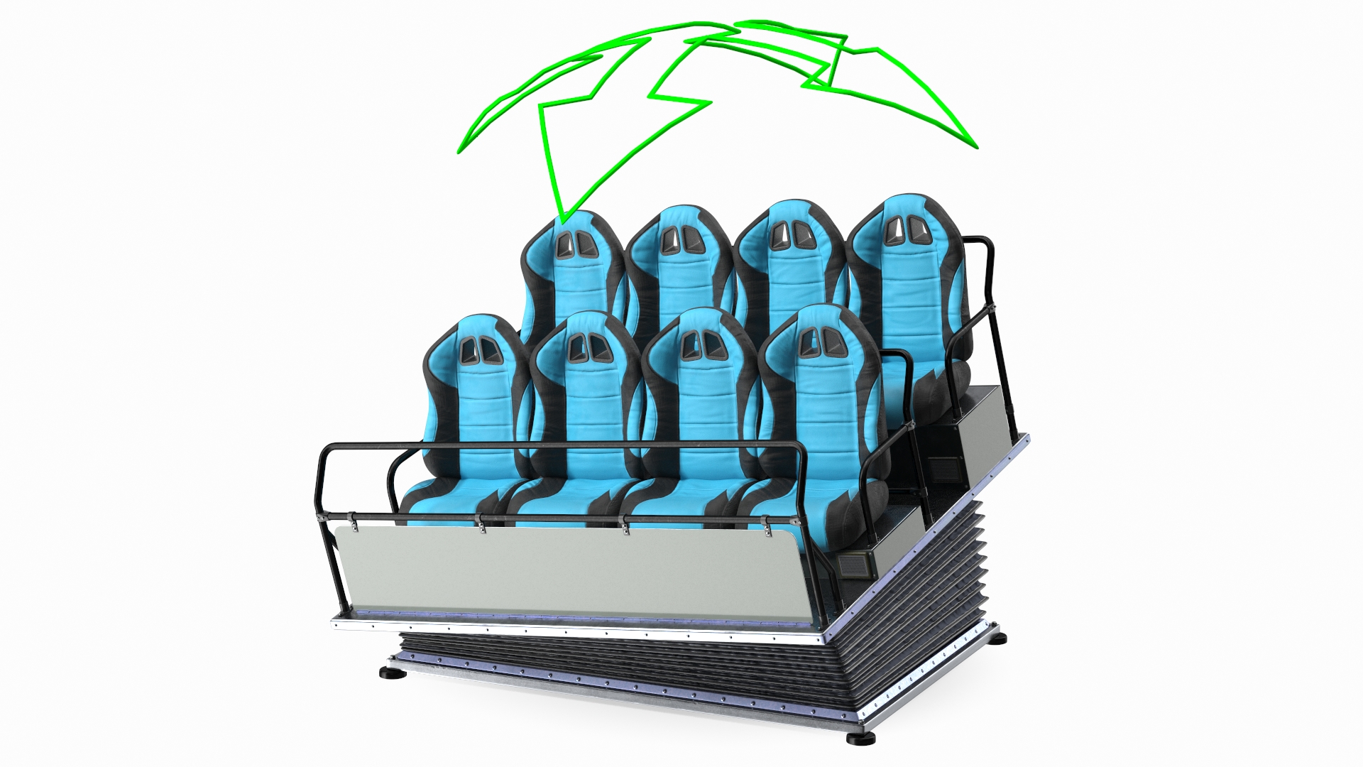 3D model Dynamic Game Machine 9D Rigged
