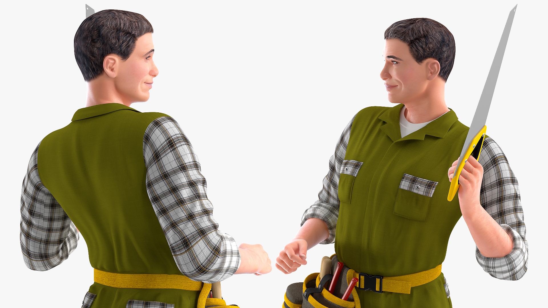 3D Carpenter Rigged