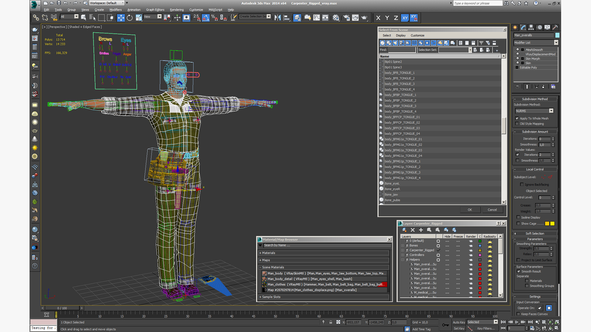 3D Carpenter Rigged