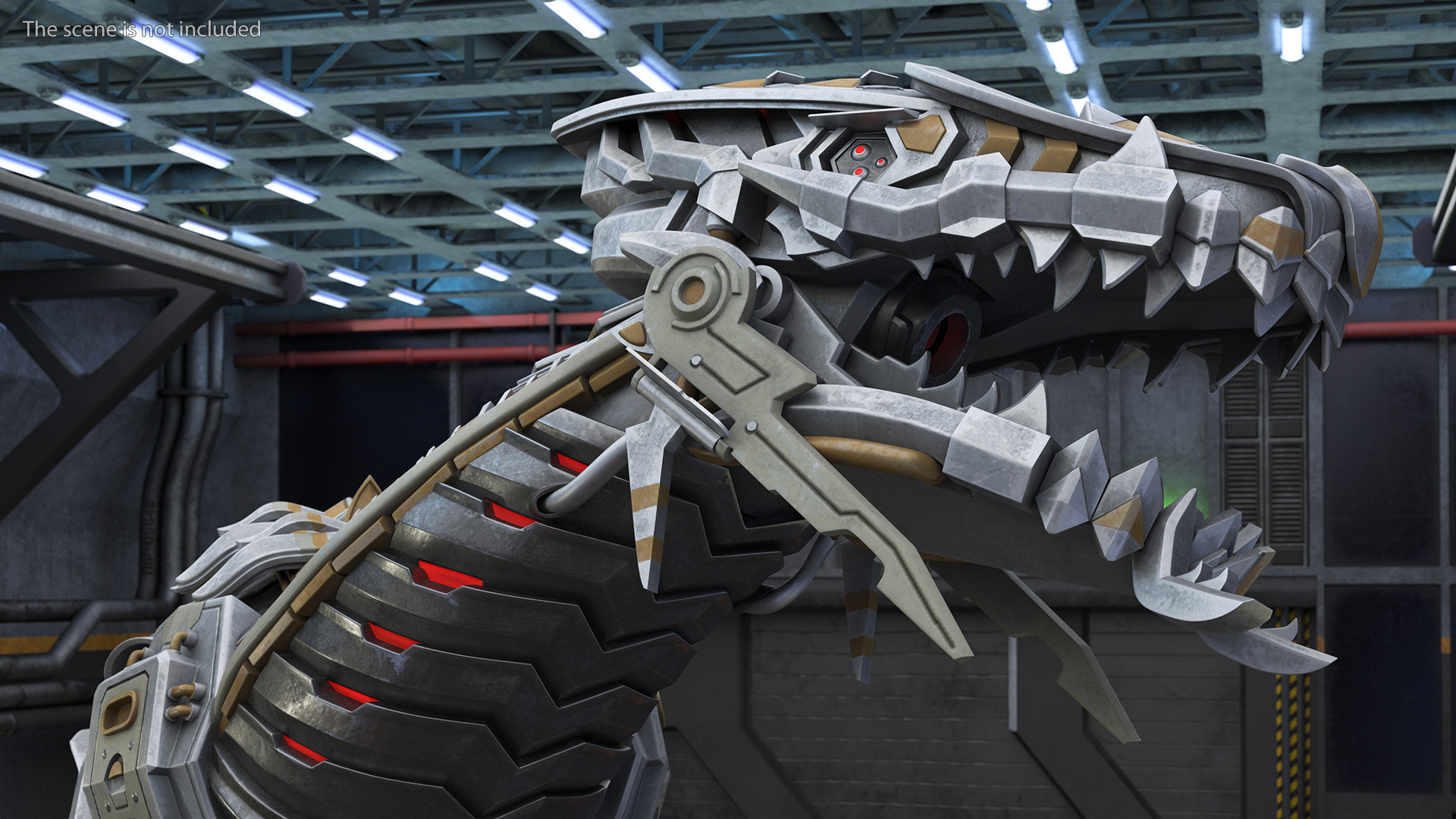 T-Rex Robot Walking Pose 3D model
