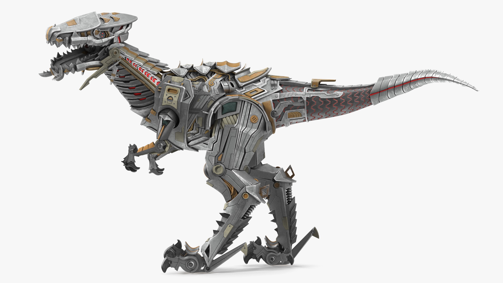 T-Rex Robot Walking Pose 3D model