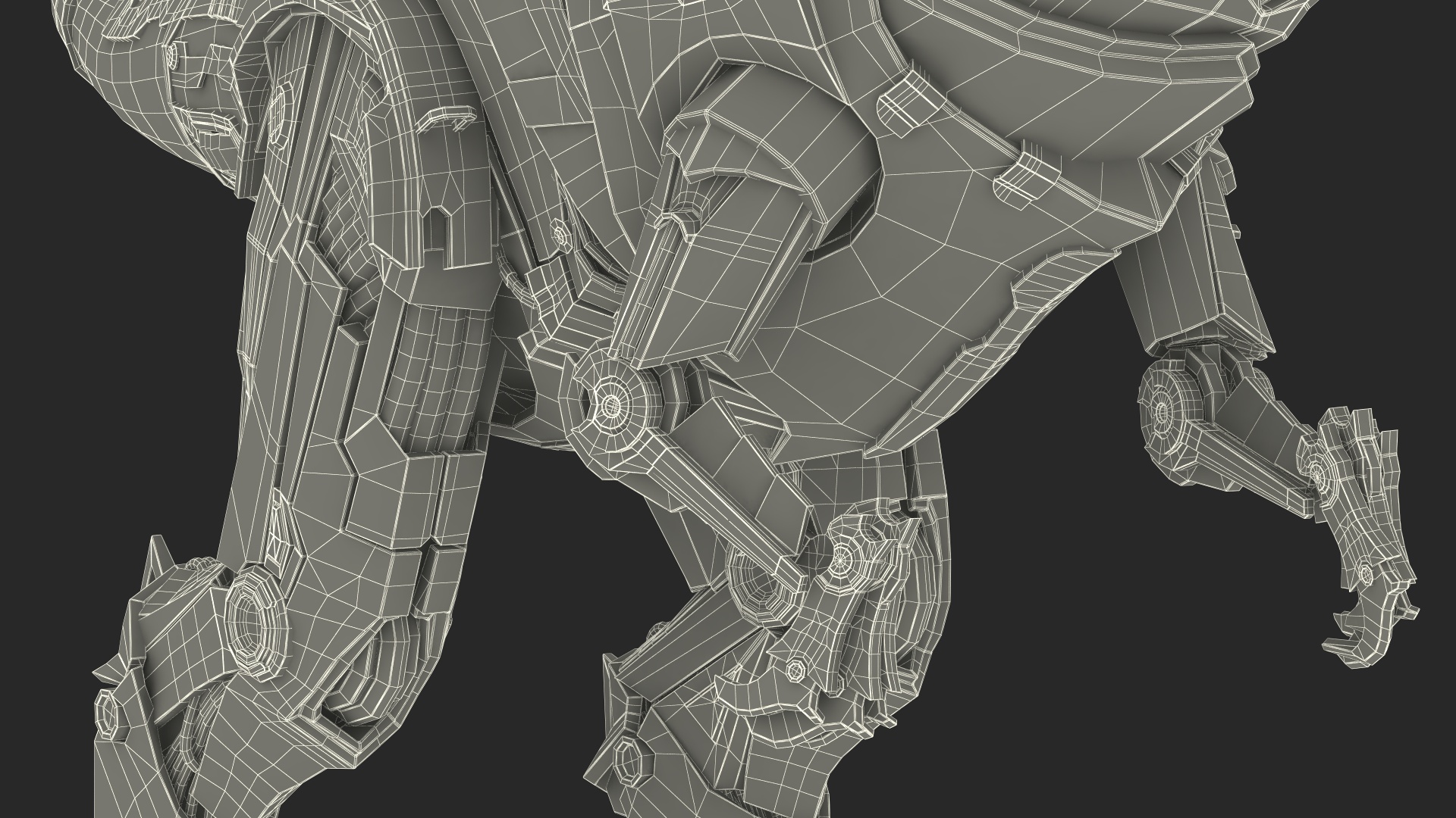 T-Rex Robot Walking Pose 3D model