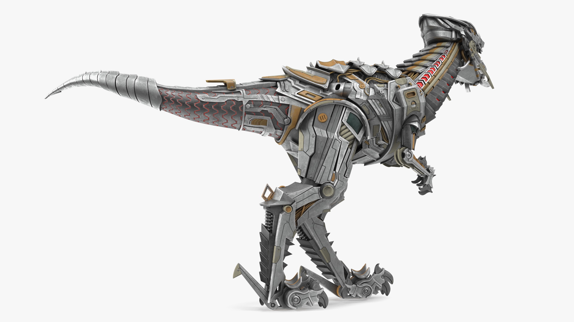 T-Rex Robot Walking Pose 3D model