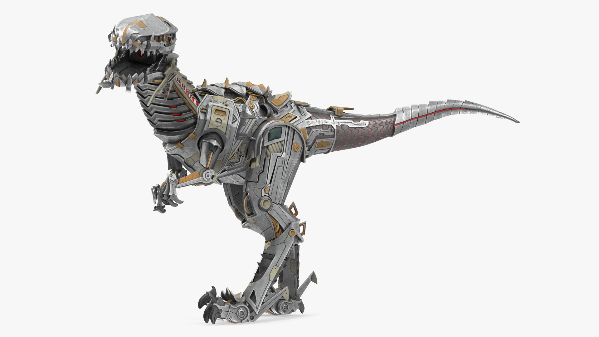 T-Rex Robot Walking Pose 3D model