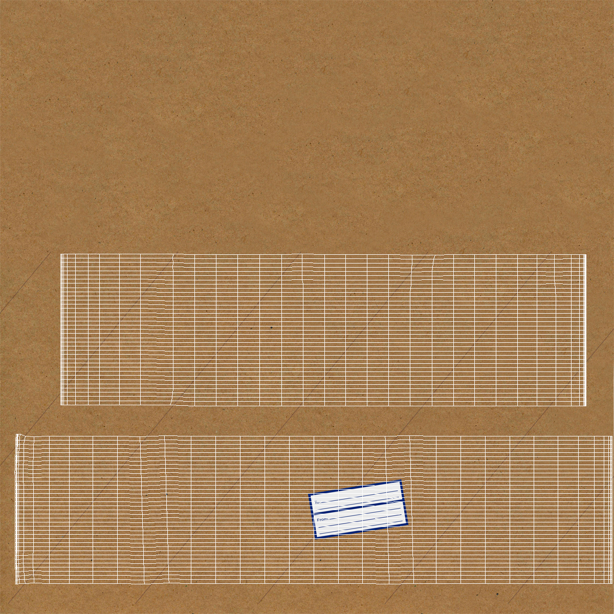 3D Cardboard Postal Tube