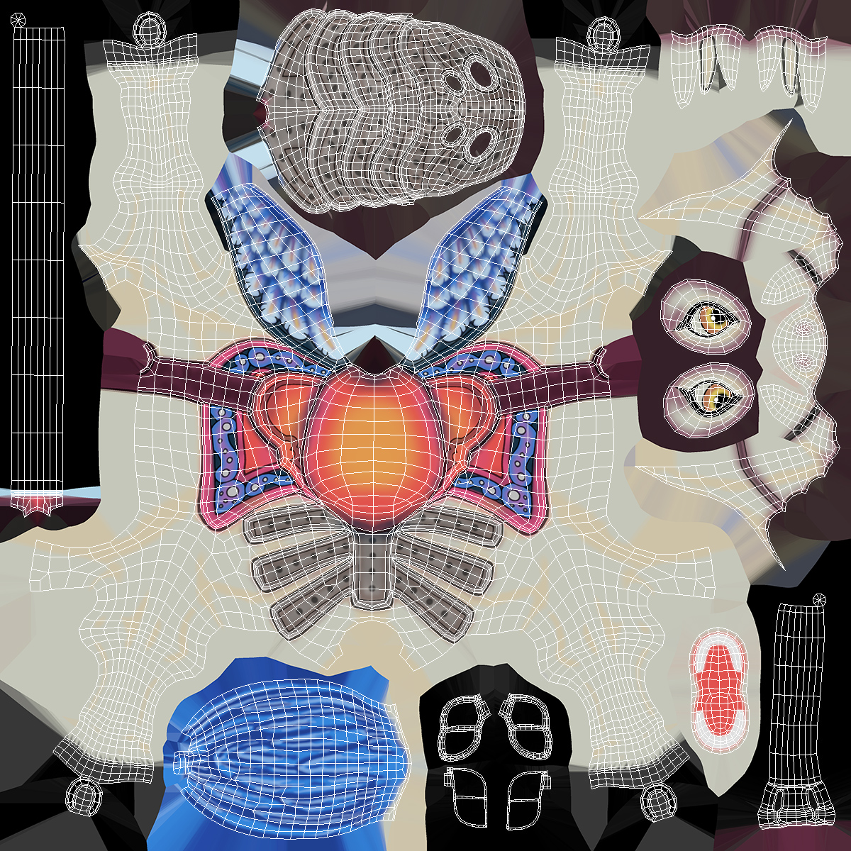 Amusment Park Carousel Rigged 3D model