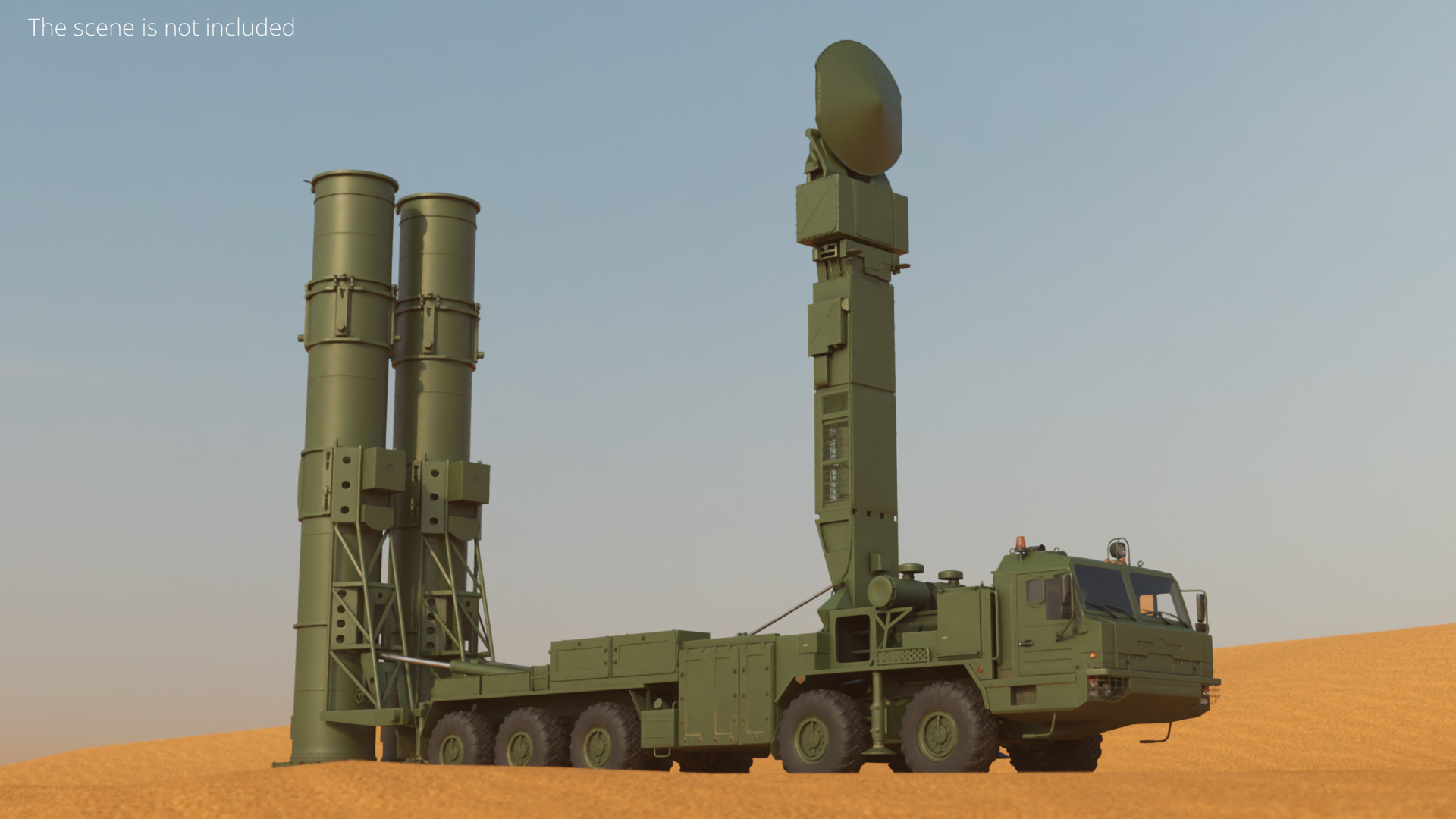 S-500 Prometheus SAM Launcher Deployed - view 3