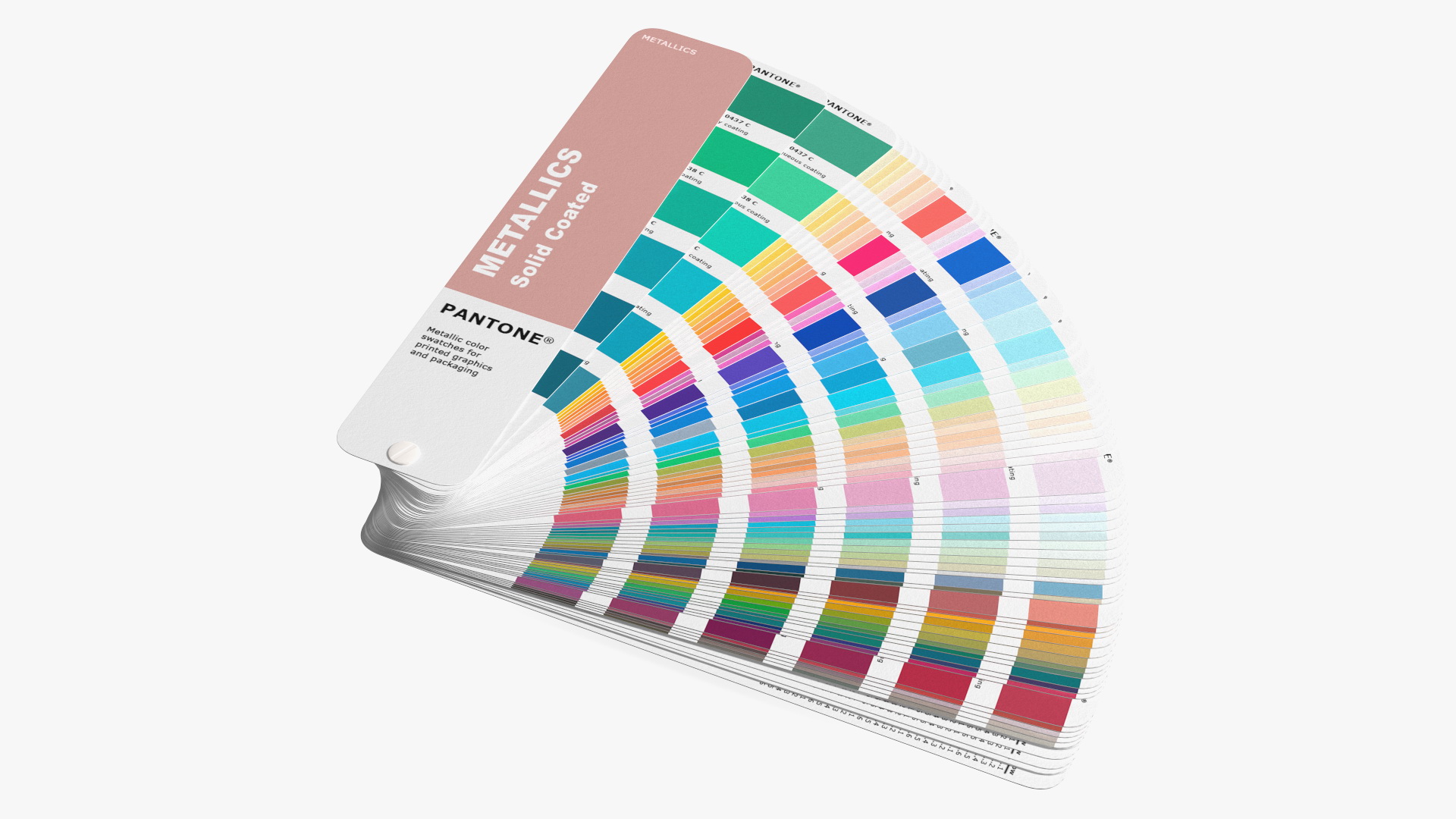 3D model Pantone Paper Color Guide