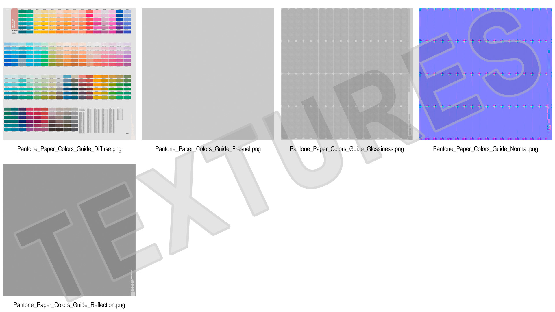 3D model Pantone Paper Color Guide