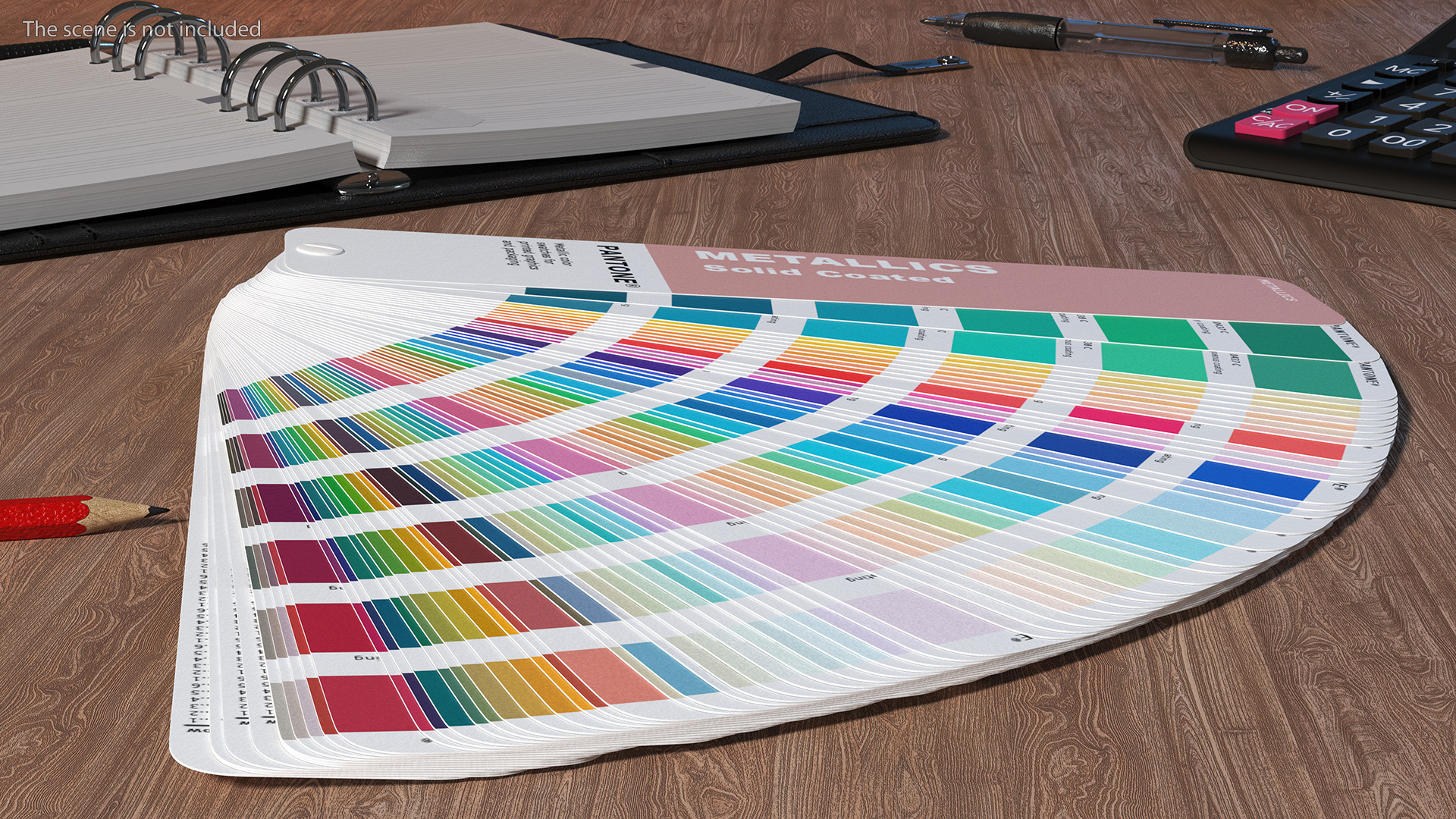 3D model Pantone Paper Color Guide