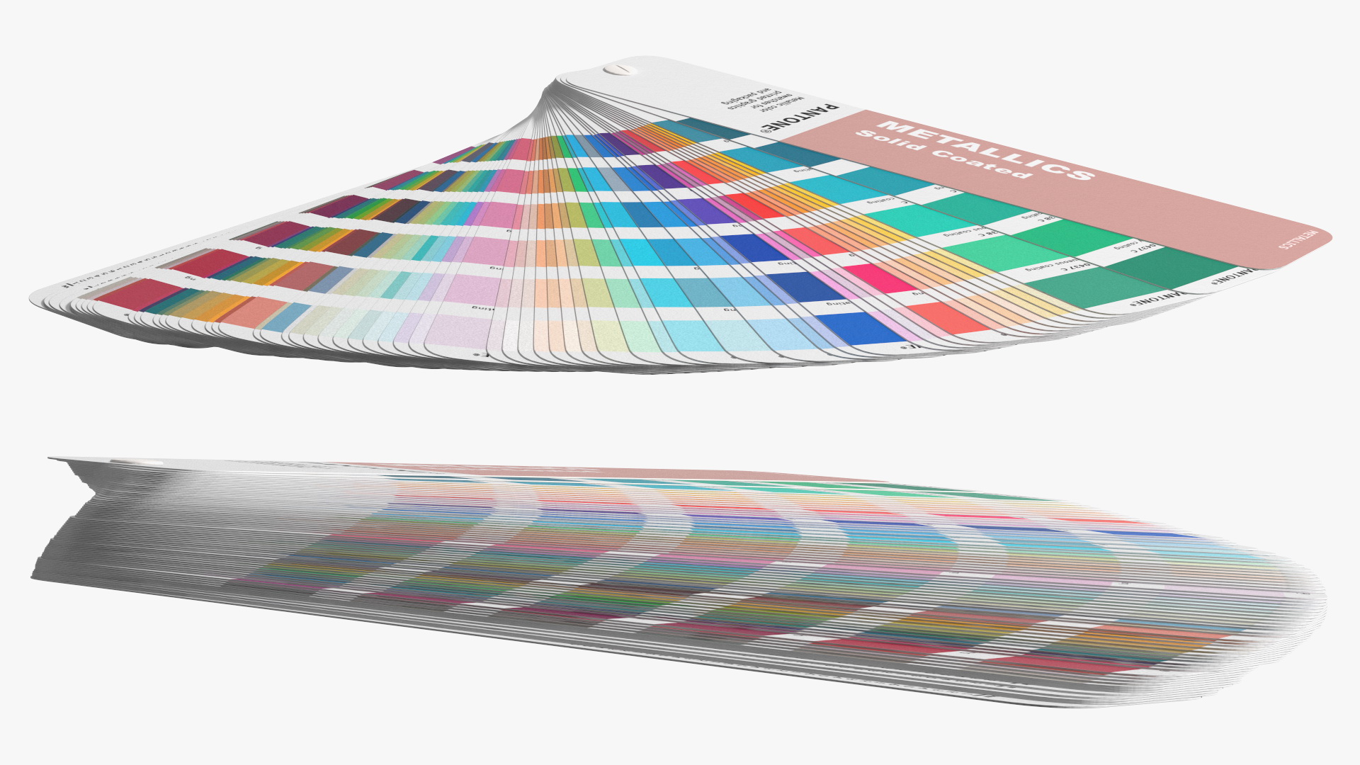 3D model Pantone Paper Color Guide