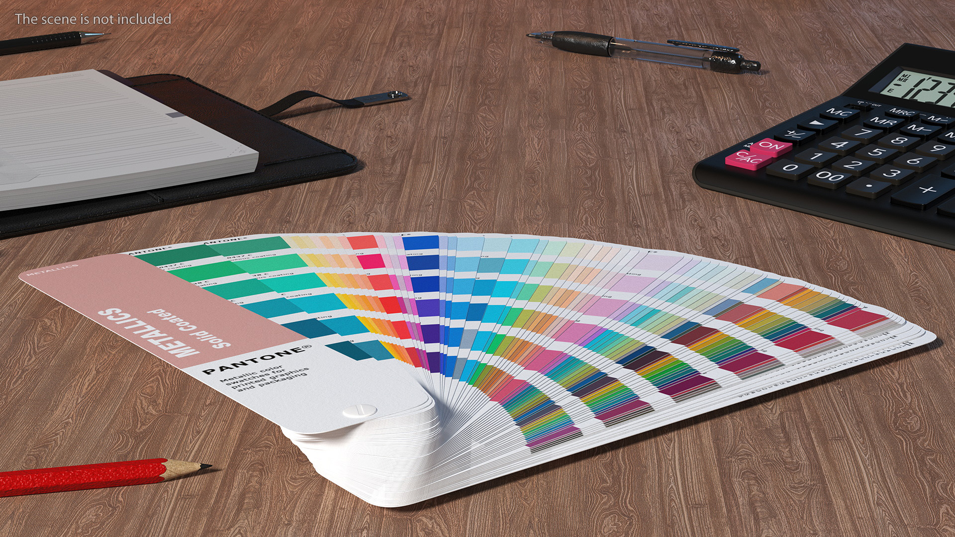 3D model Pantone Paper Color Guide