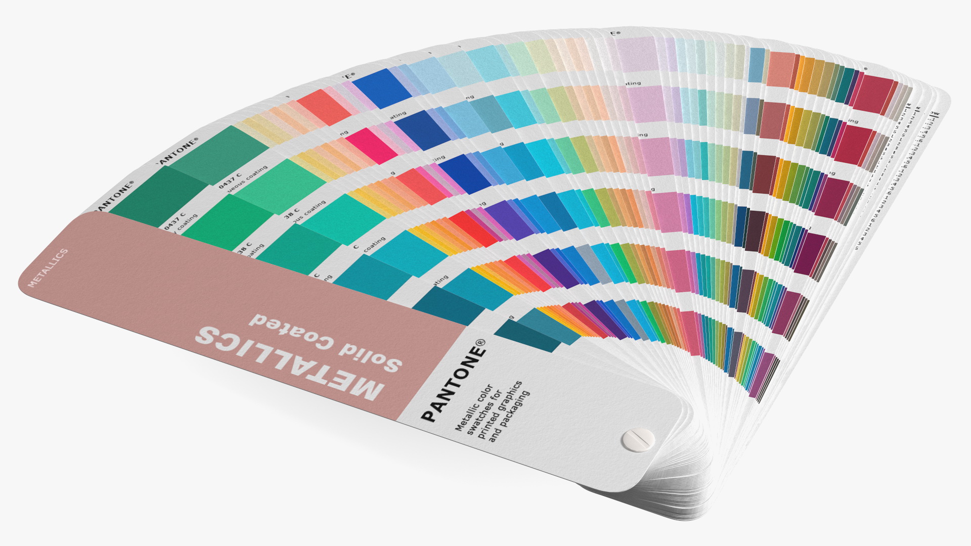 3D model Pantone Paper Color Guide