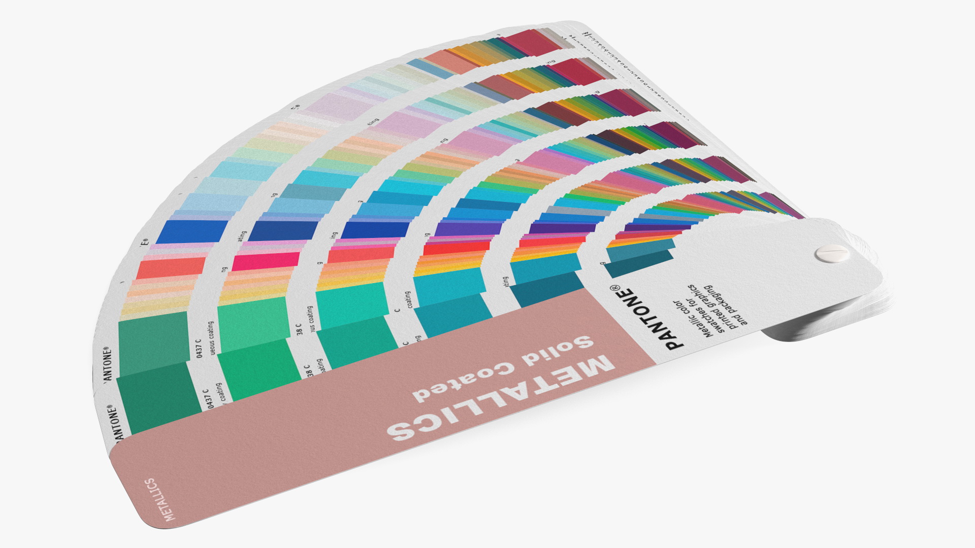3D model Pantone Paper Color Guide