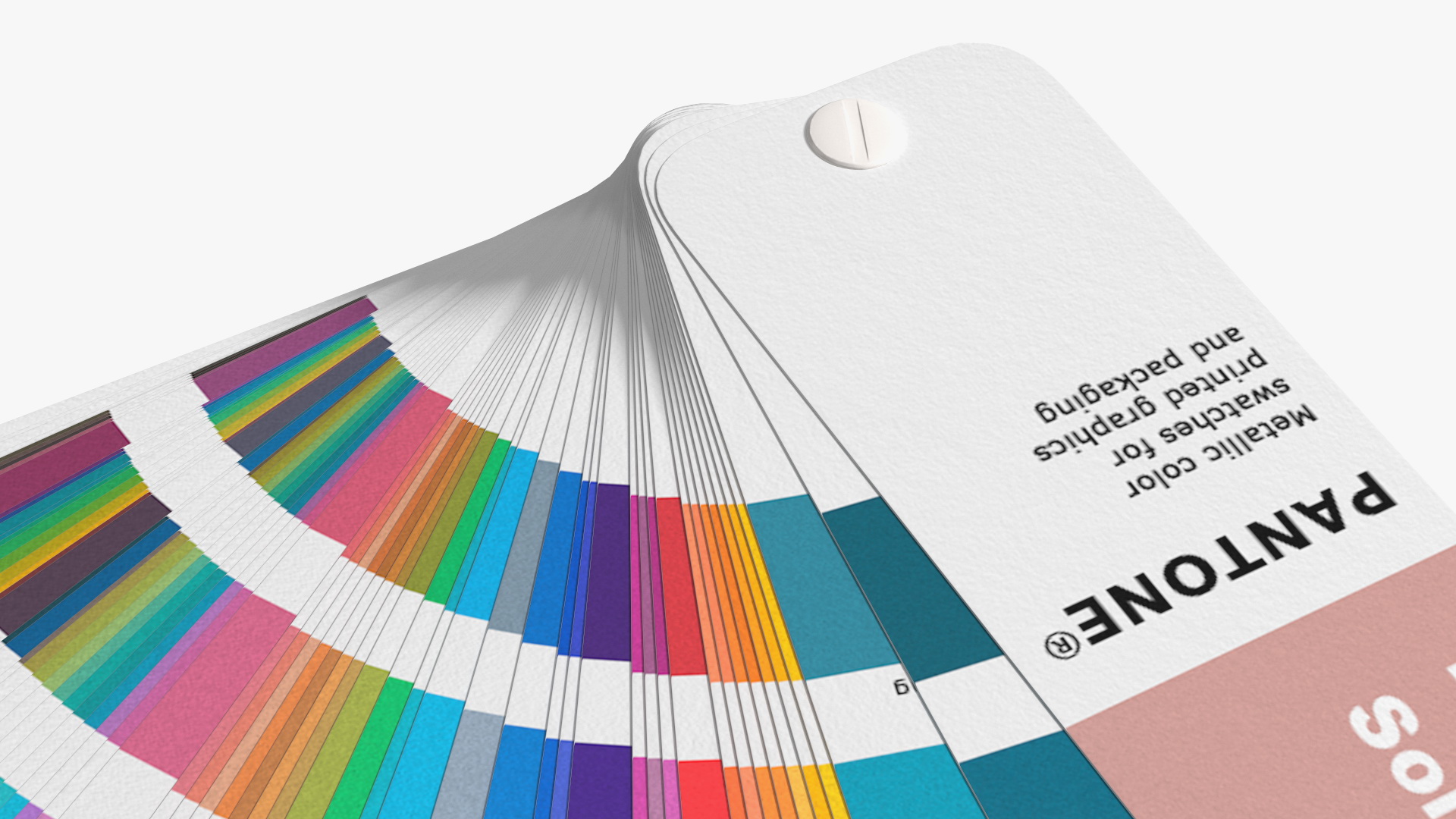 3D model Pantone Paper Color Guide